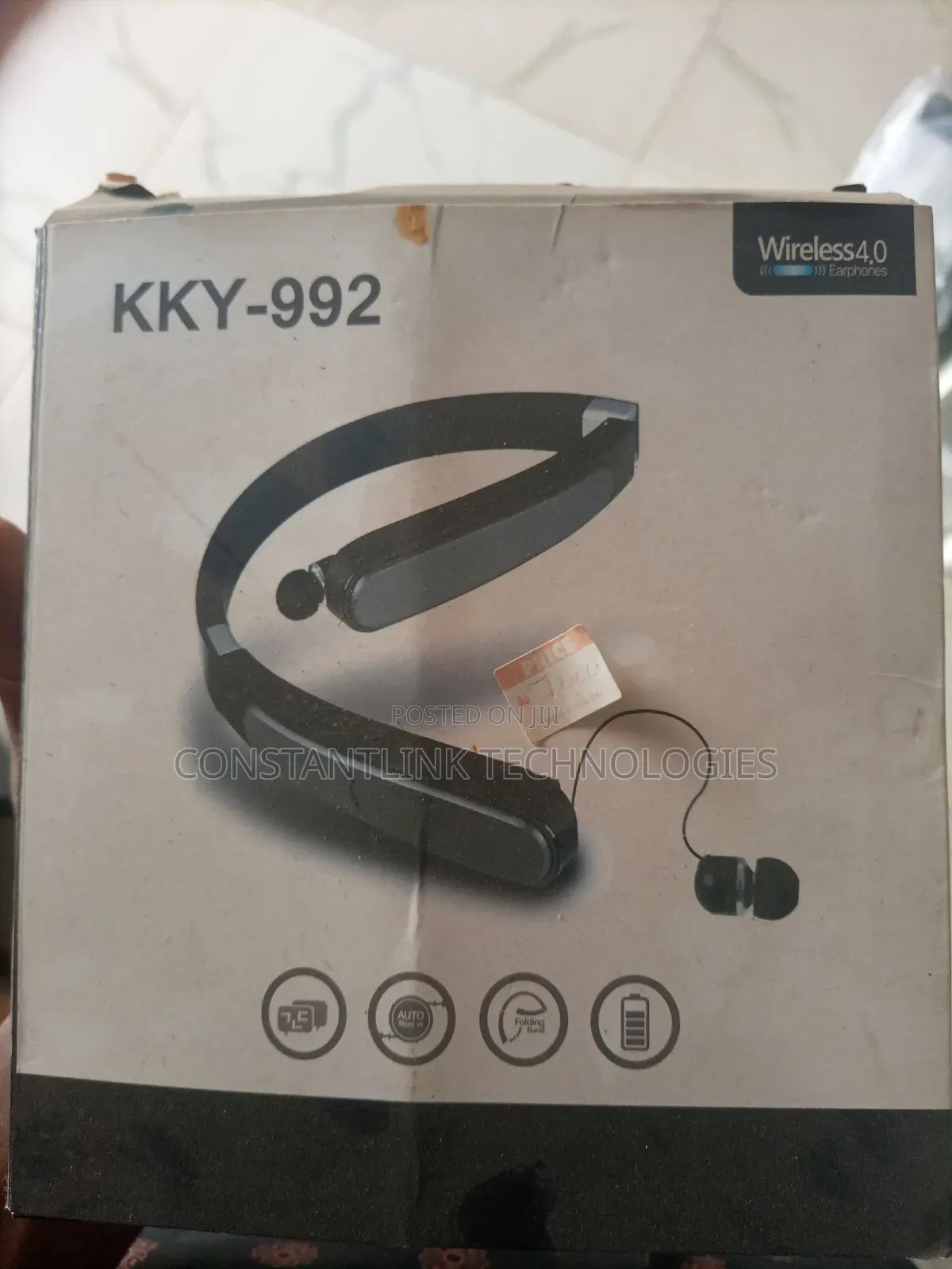 Kky-992 Wireless Neckband Earphone Set