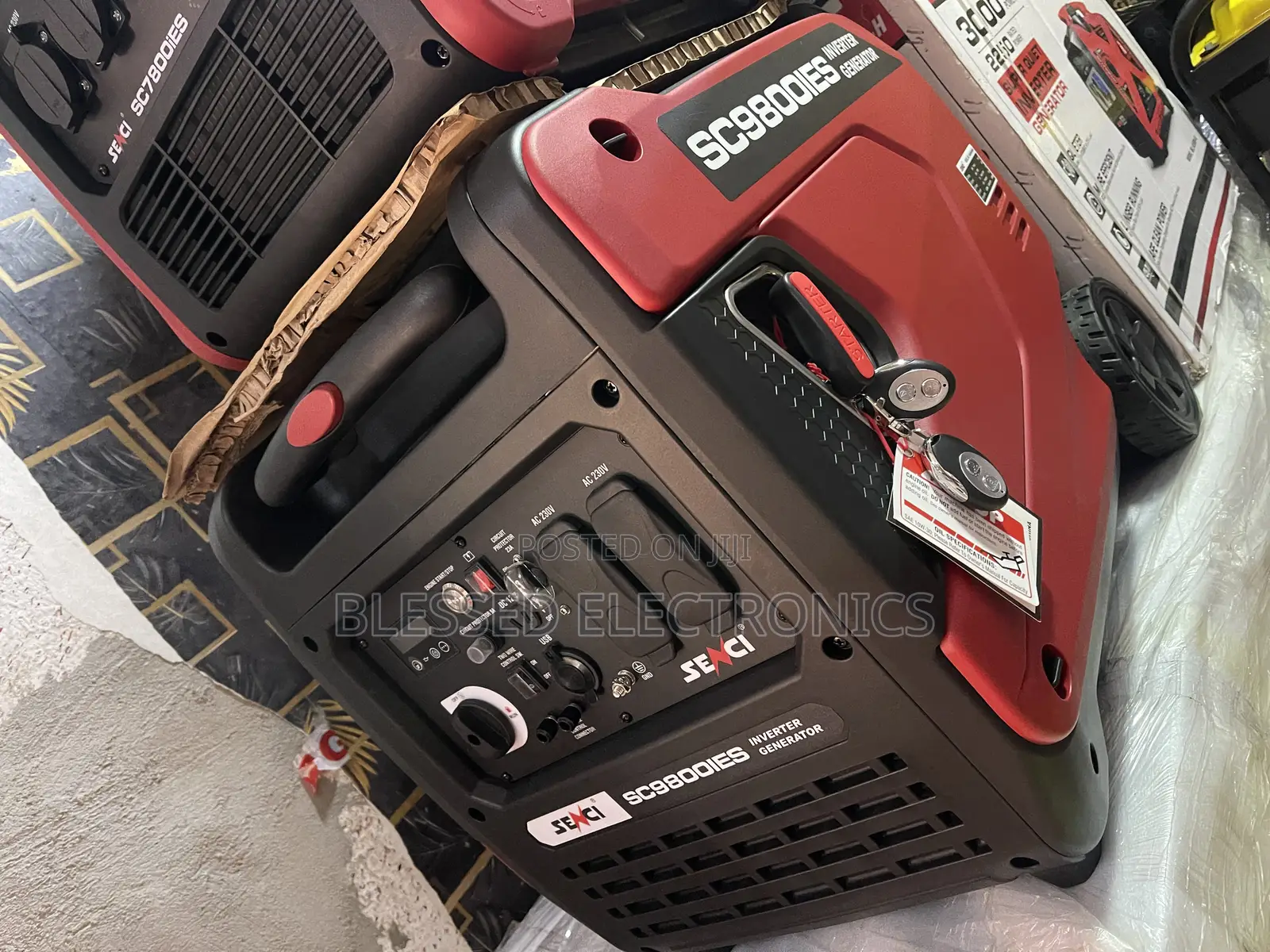 Senci Inverter Generator 9.5kva Zero Petrol Consumption Sample Proof
