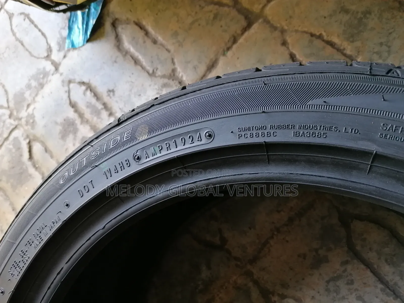 225/45r17 Dunlop Tyre Made in Japan