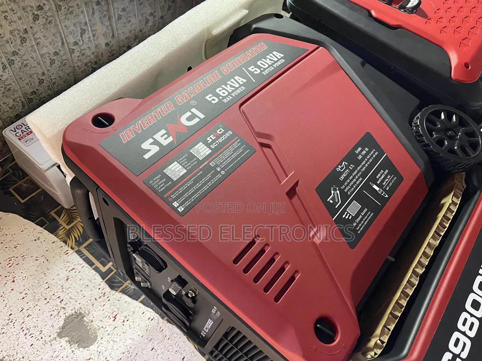 Senci Inverter Generator 5.6kva Hundred Percent Original No Noise