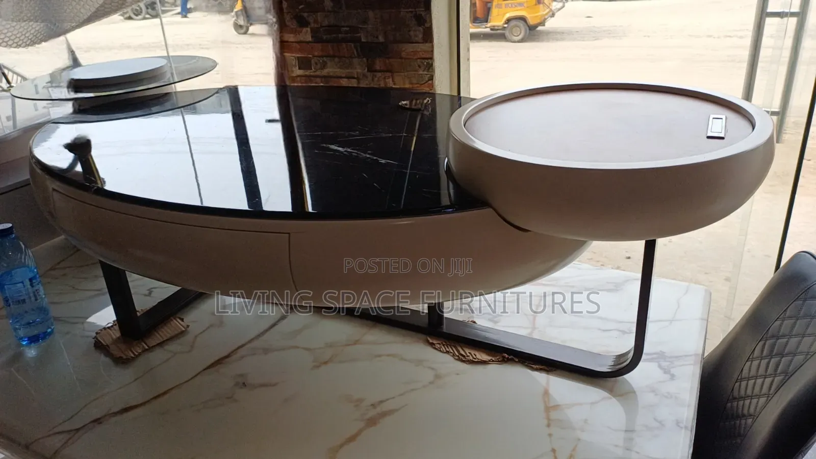 Marble Center Table With Top Storage