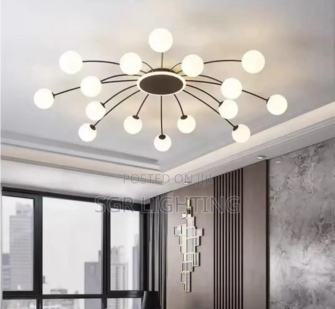 Vintage Ceiling Light Ball Glass Lamp for the Living Room Dining