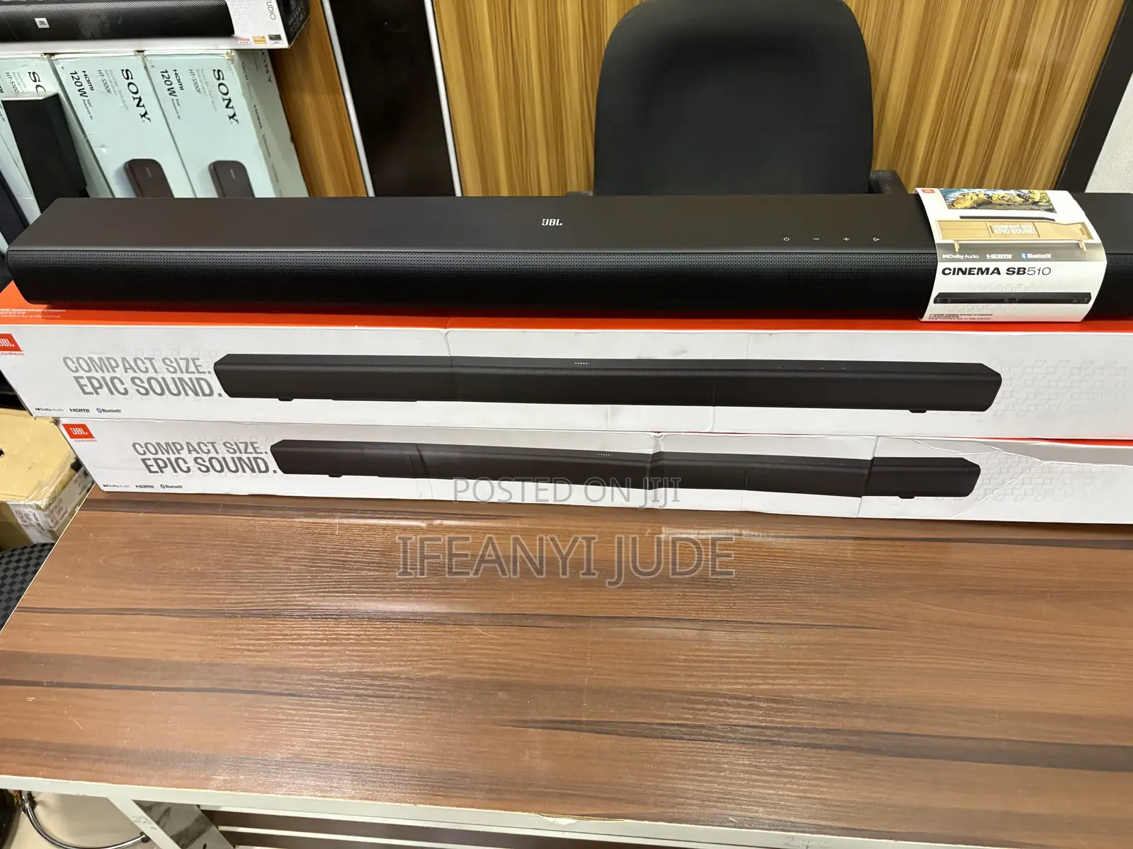 JBL Cinema Sb510 Soundbar 3.1