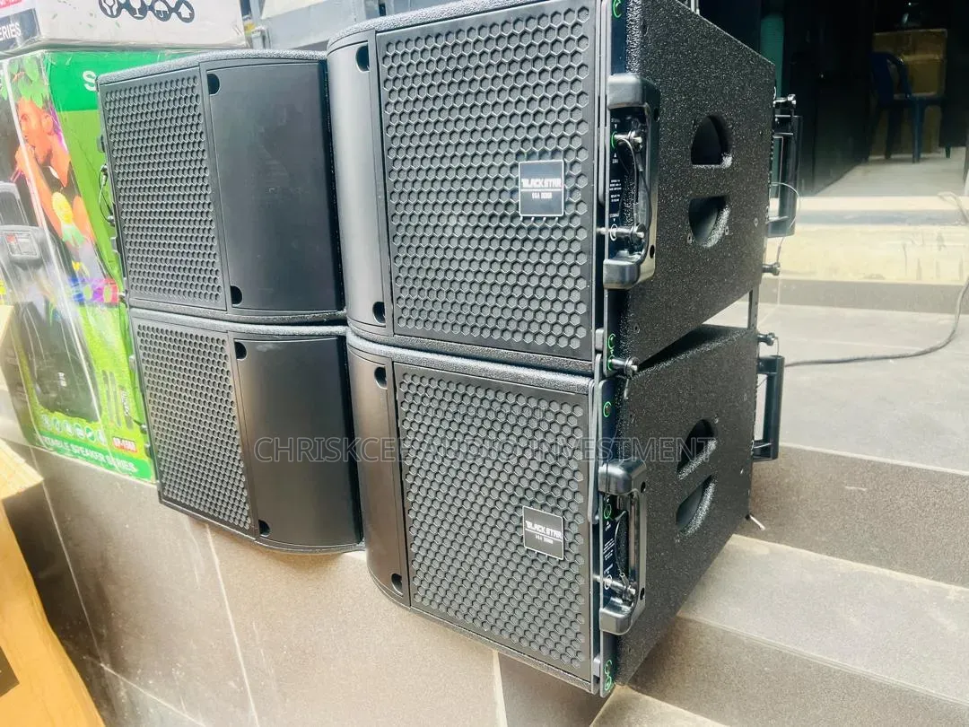 Black Star Br-212l Double 12" Professional Line Array Speaker - Pair