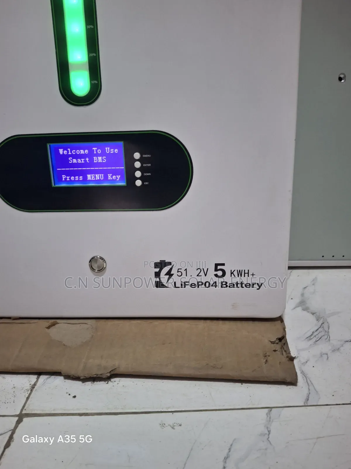 5kwh/48v Guangdu Lithium-Iron Phosphate Energy Storage Battery