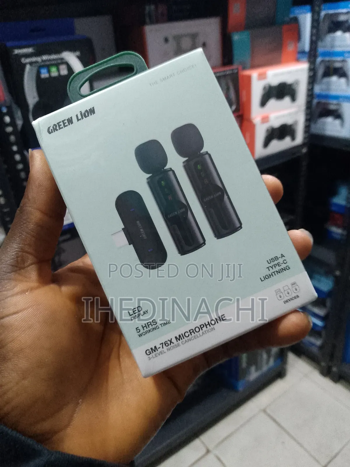 Green Lion Noise Cancellation Microphone