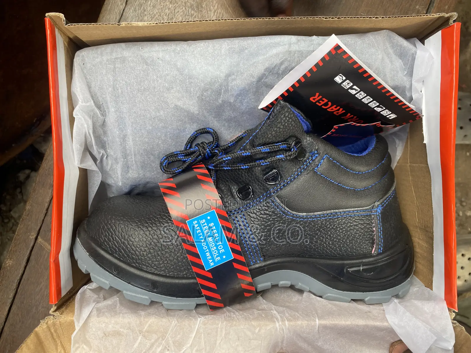 Work Racer Safety Footwear/Safety Boot–Heavy-duty Protection & Comfort