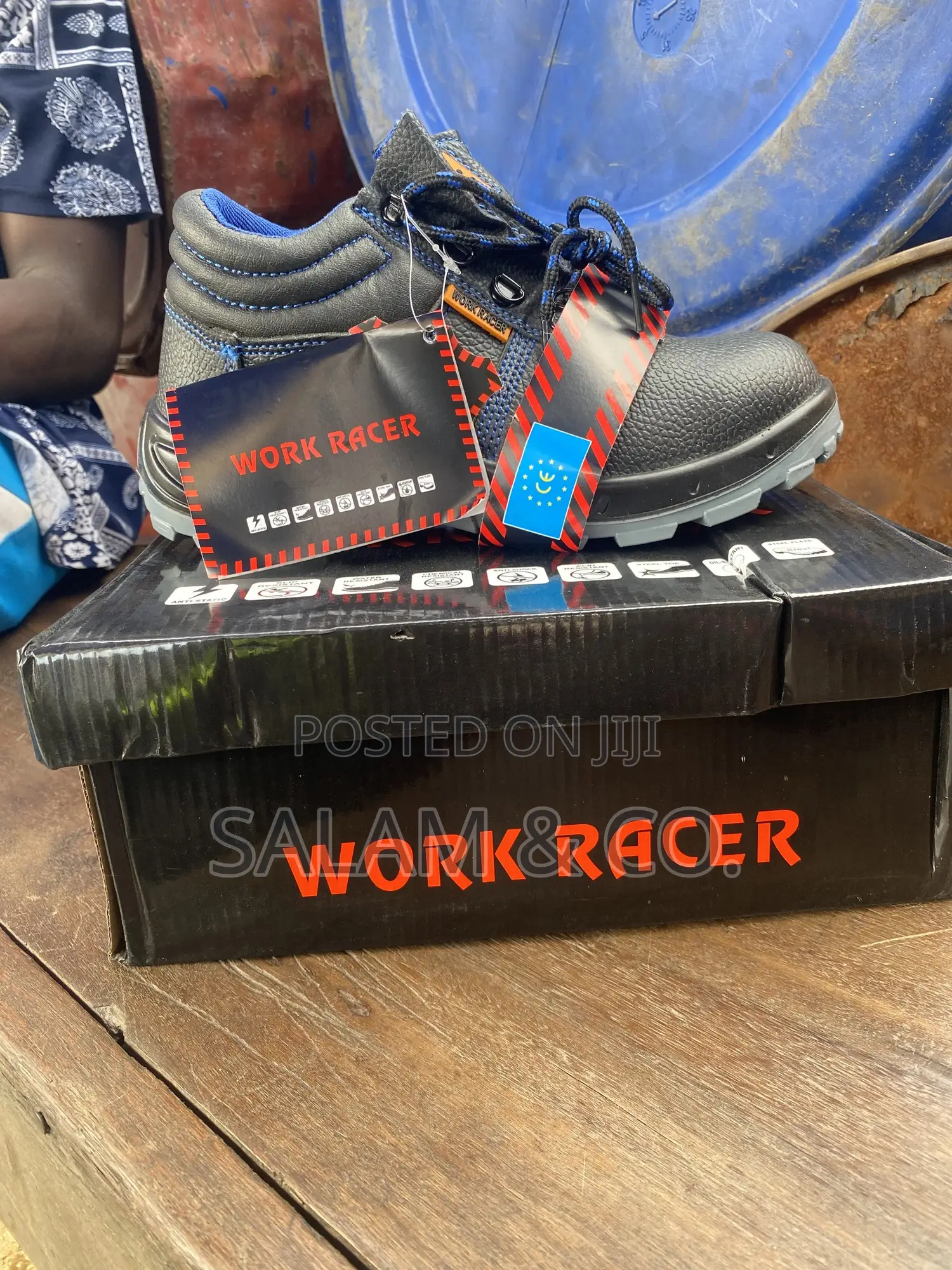 Work Racer Safety Footwear/Safety Boot–Heavy-duty Protection & Comfort