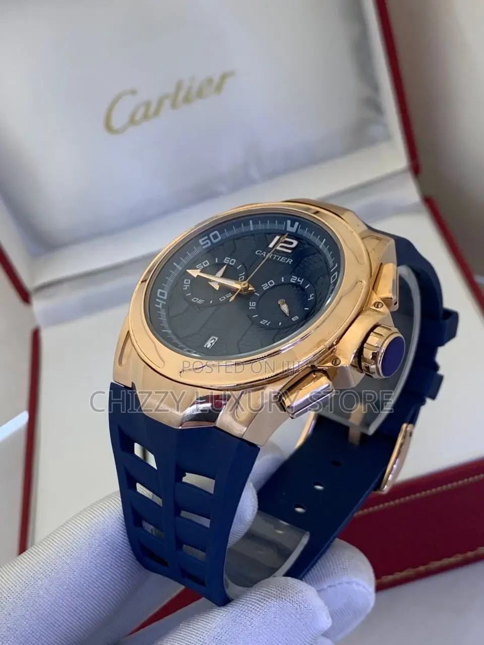 Cartier Quality Luxury Men Automatic Watch The