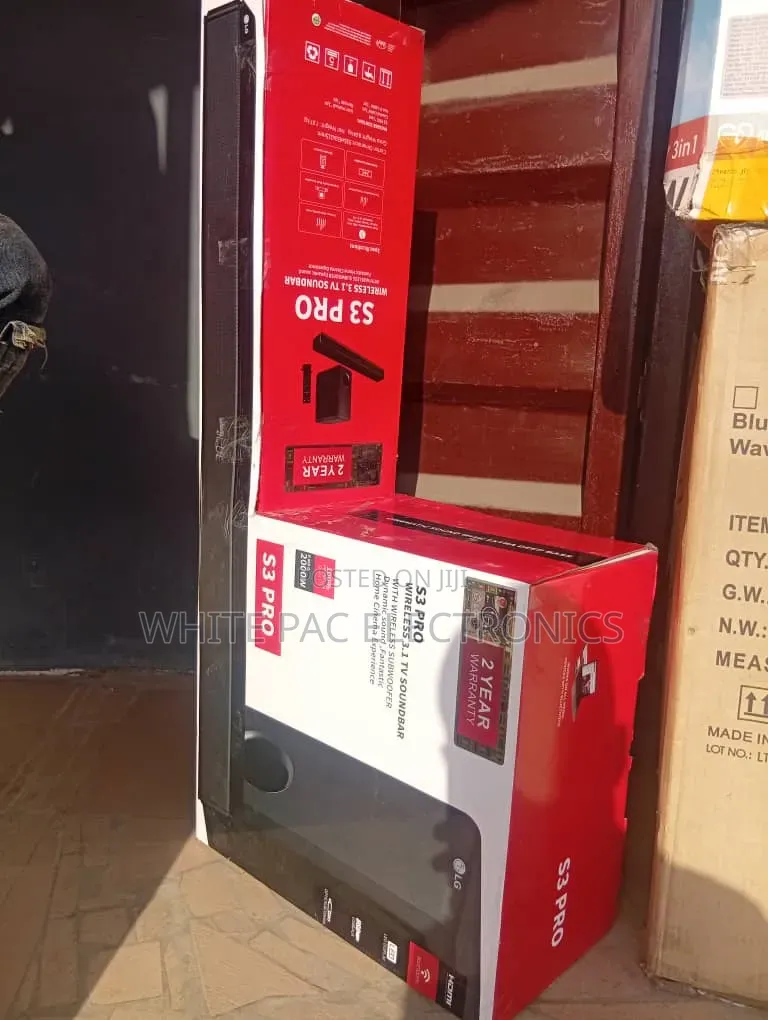 Lg 2000watts Wireless Sound Bar > Bluetooth > Usb > Hdmi > Fm > 2 Yrs