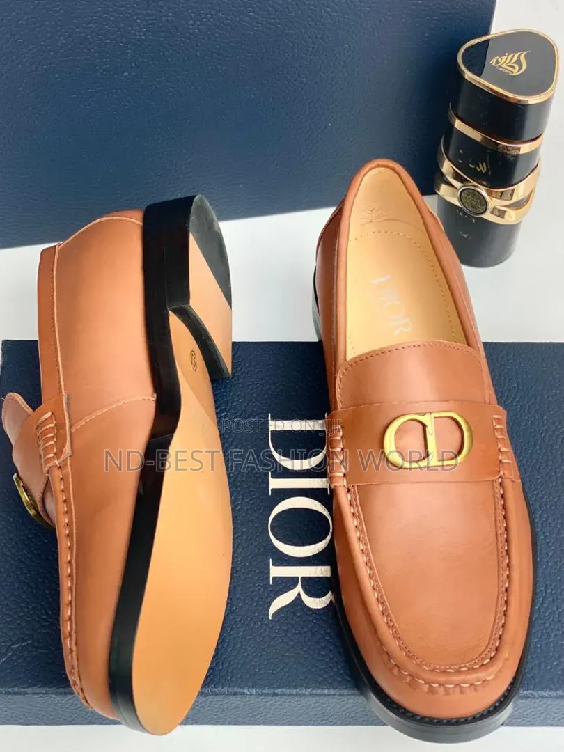 Prada Leather Flat Shoes
