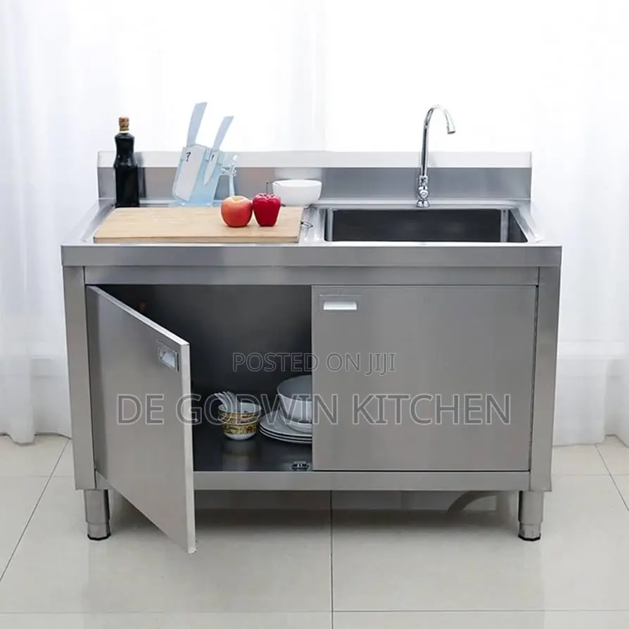 4ft Cabinet Stainless Steel Sink
