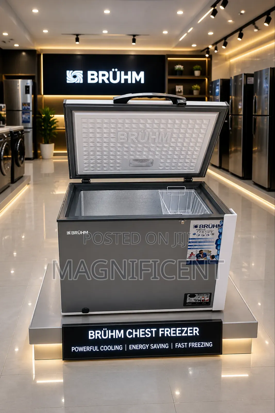 Skyrun 200l Chest Freezer – Powerful Cooling Energy Saving