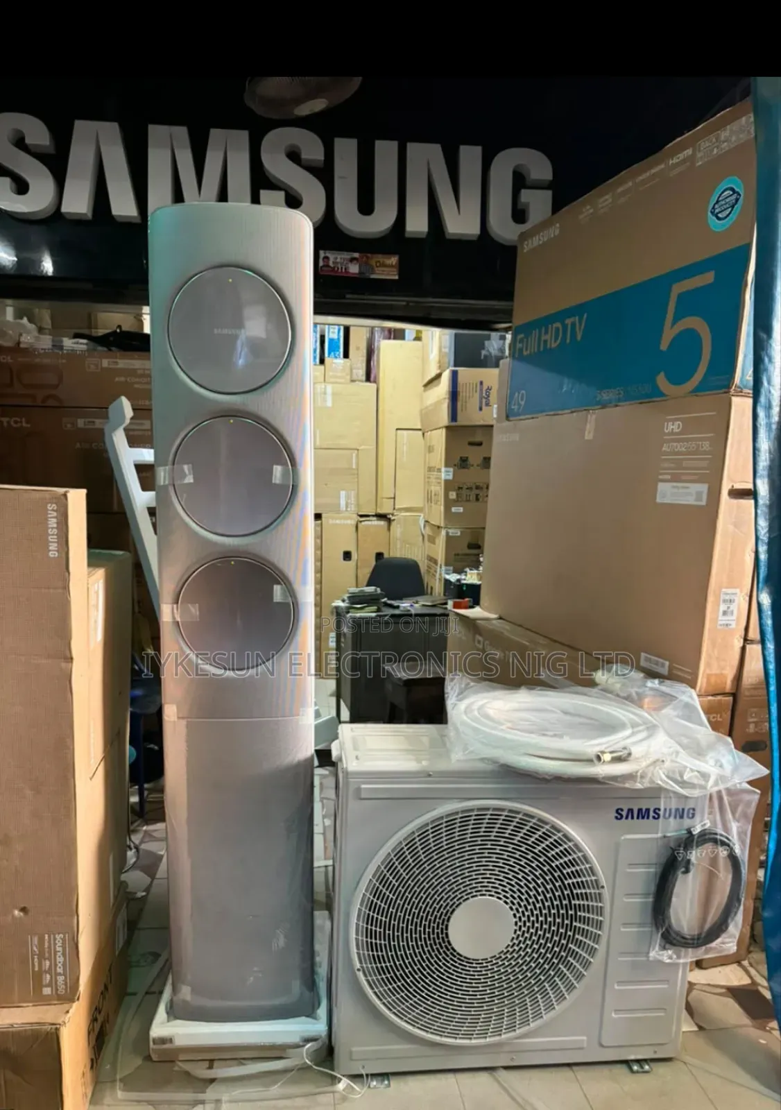 Original Samsung 2026 Model 3 Hp R410a Inverter Floor Air Conditioner