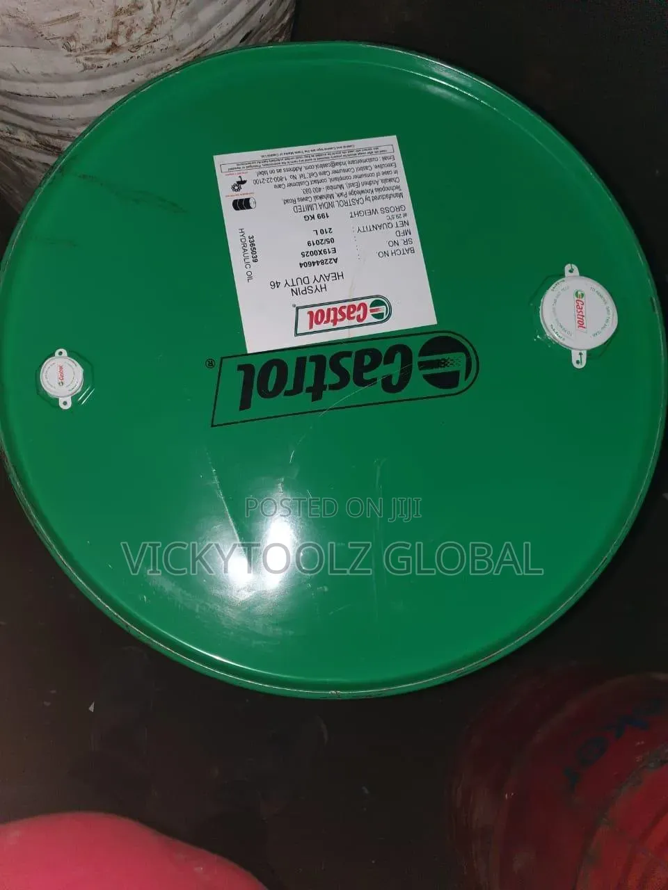 Castrol Hyspin Aws 46 Hydraulic Fluid Drum