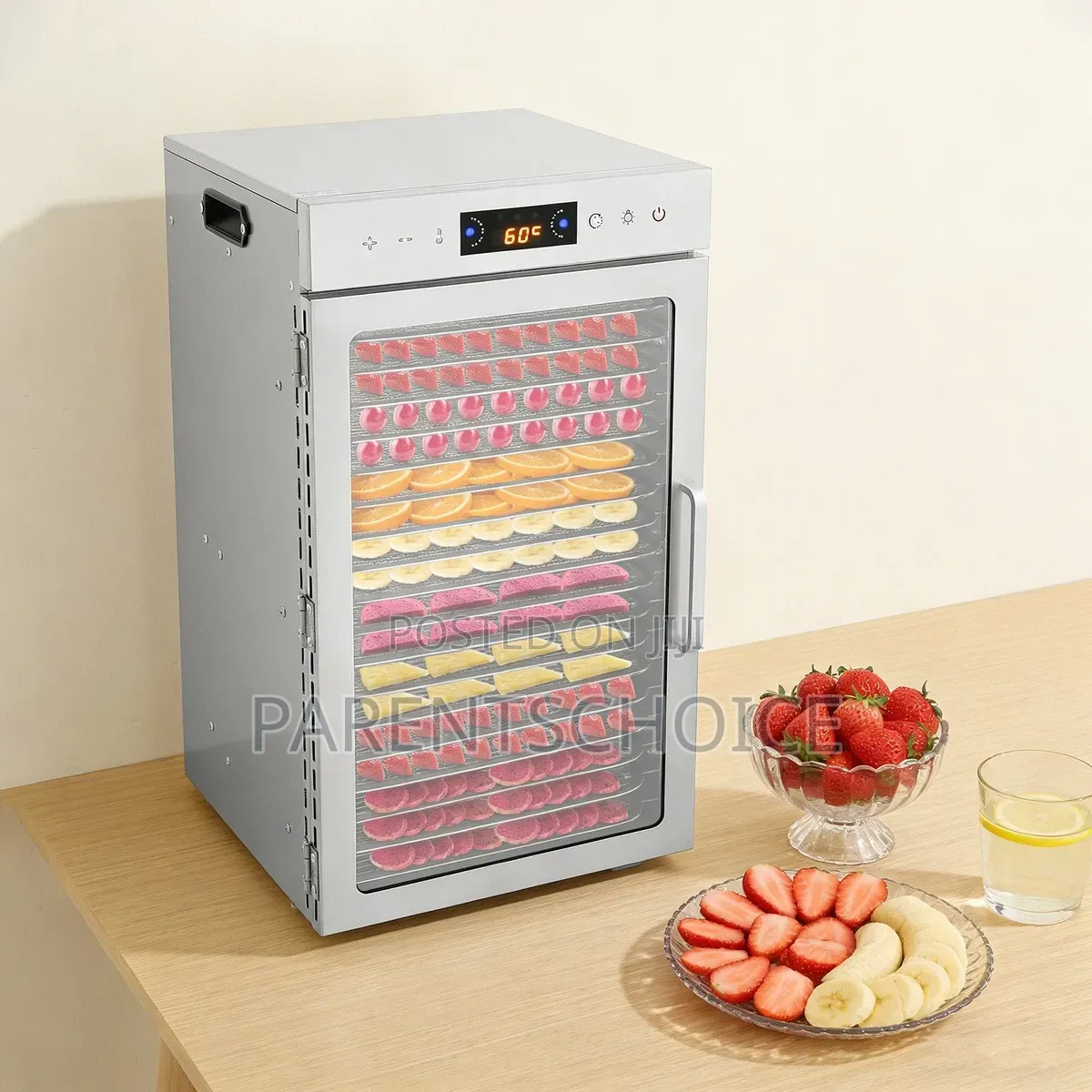 Commercial Dehydrator 18 Stainless Steel Trays Food Dry Machine