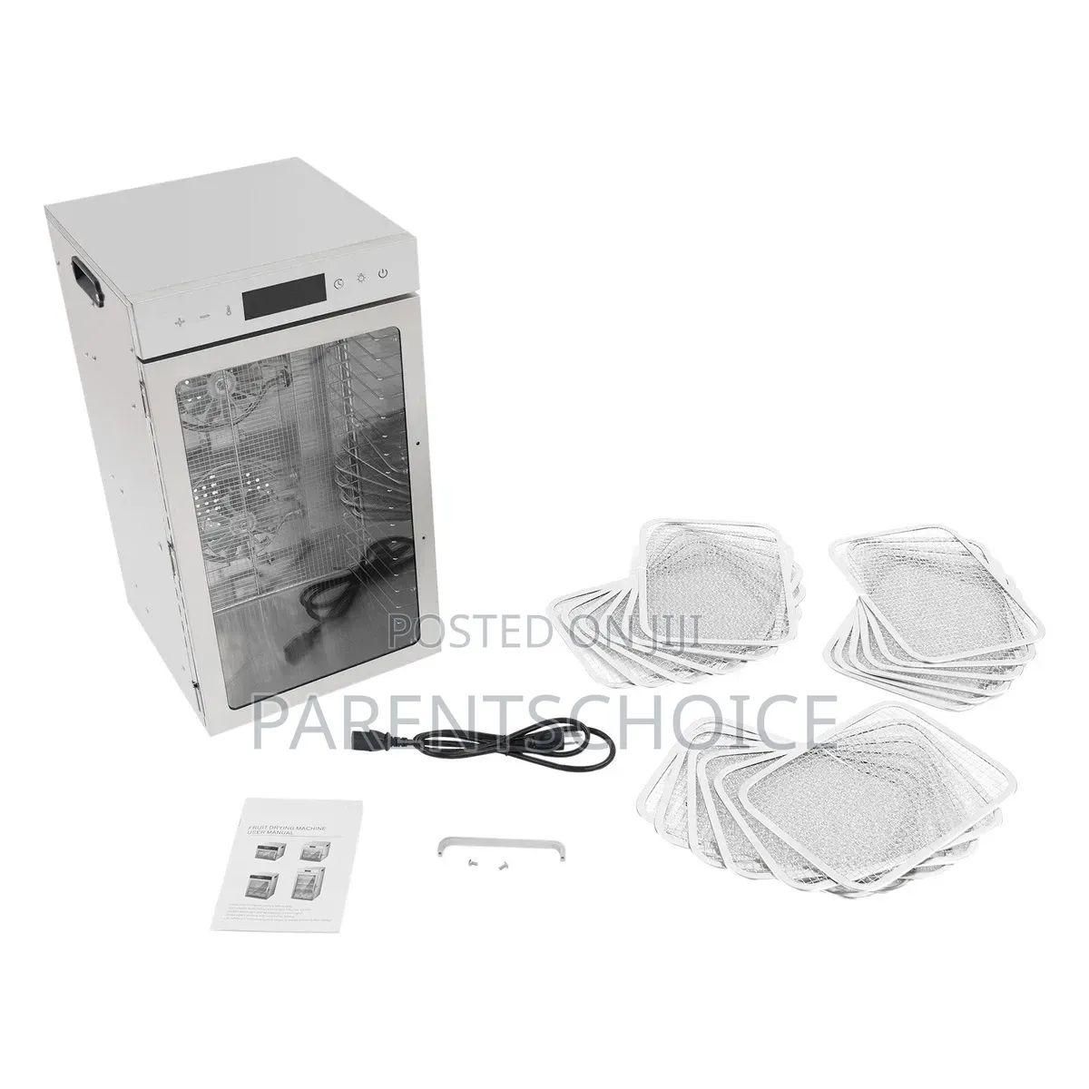 Commercial Dehydrator 18 Stainless Steel Trays Food Dry Machine