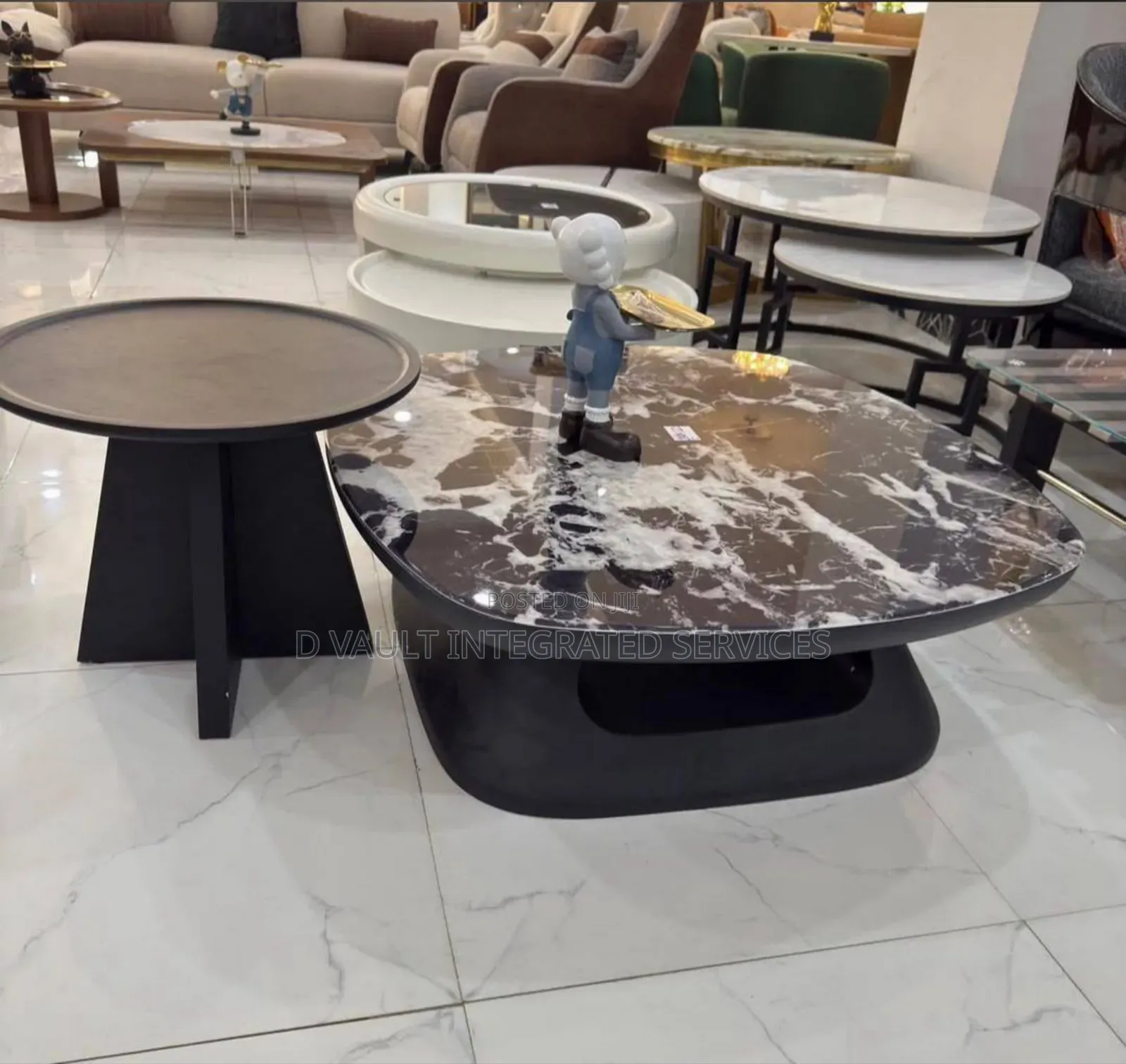 Center Table With Marble Top