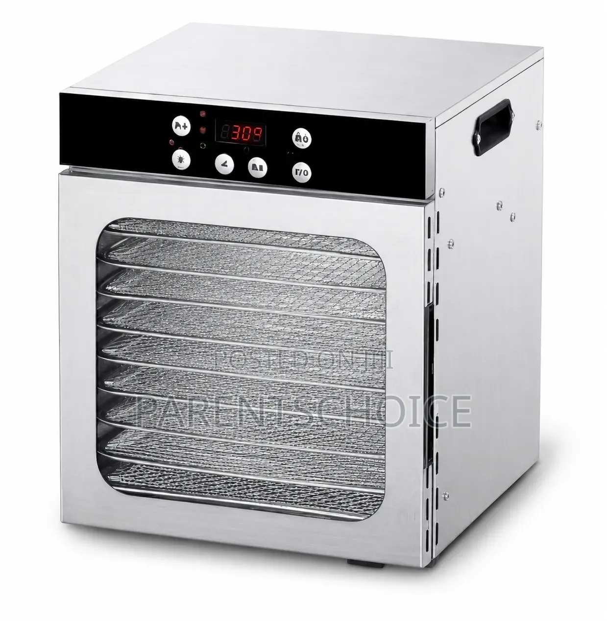 Stainless Steel Digital Food Dehydrator - 10 Trays