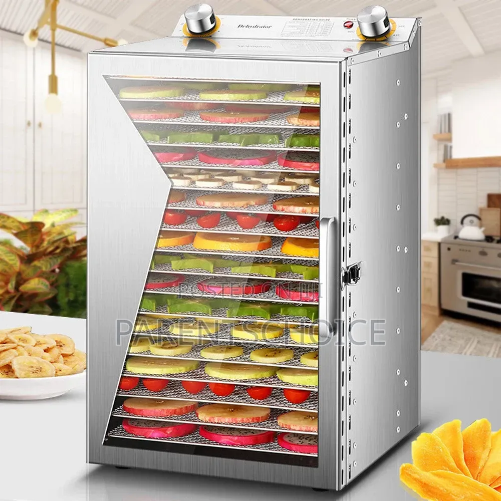 Commercial Dehydrator 18 Stainless Steel Trays Food Dry Machine