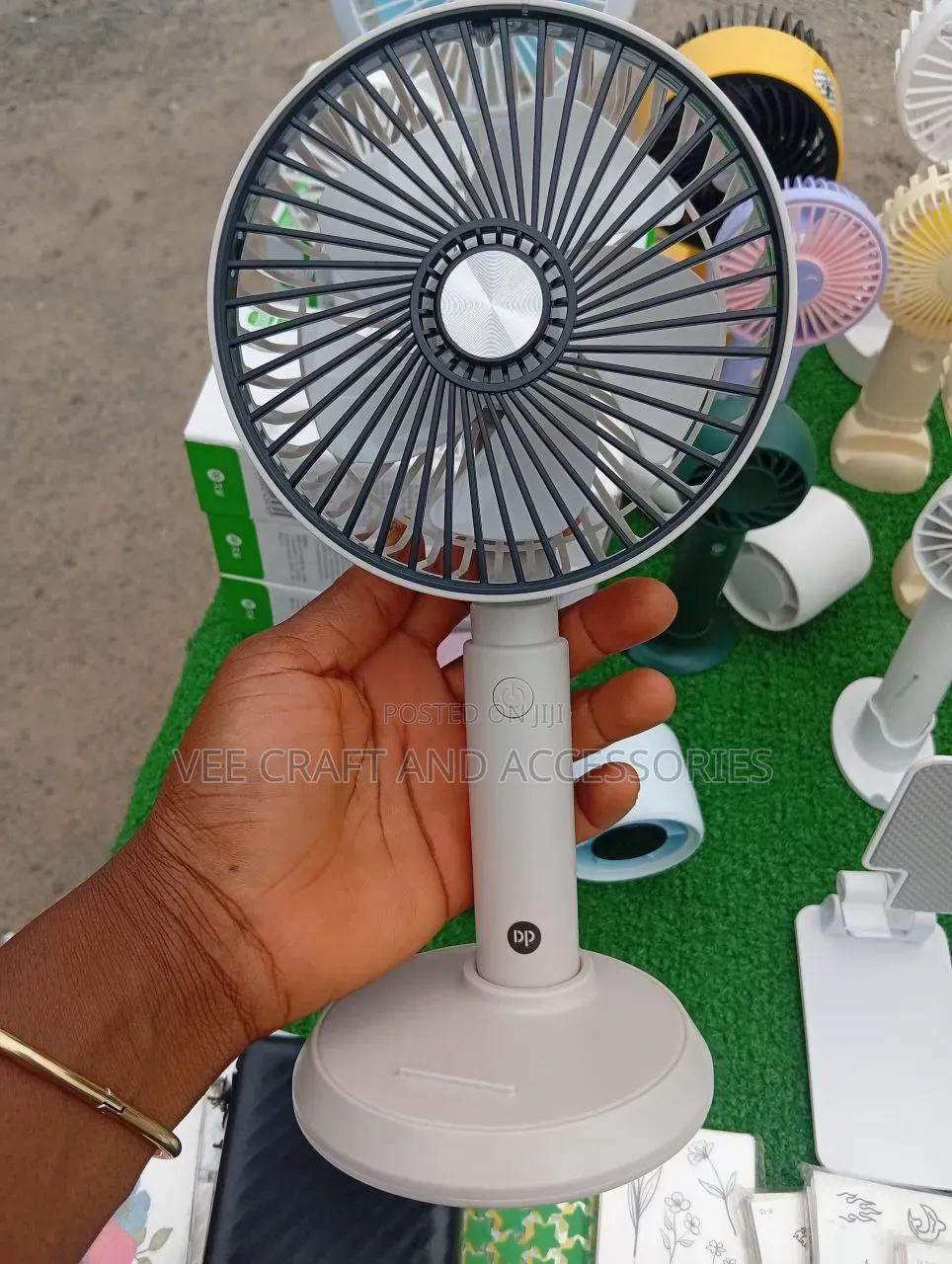 Dp-7640 3000mah Desktop Portable Rechargeable Fan