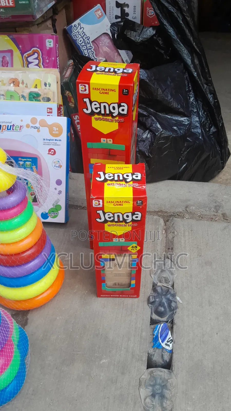 48pcs Jenga Branded Wooden Block Stacking Games