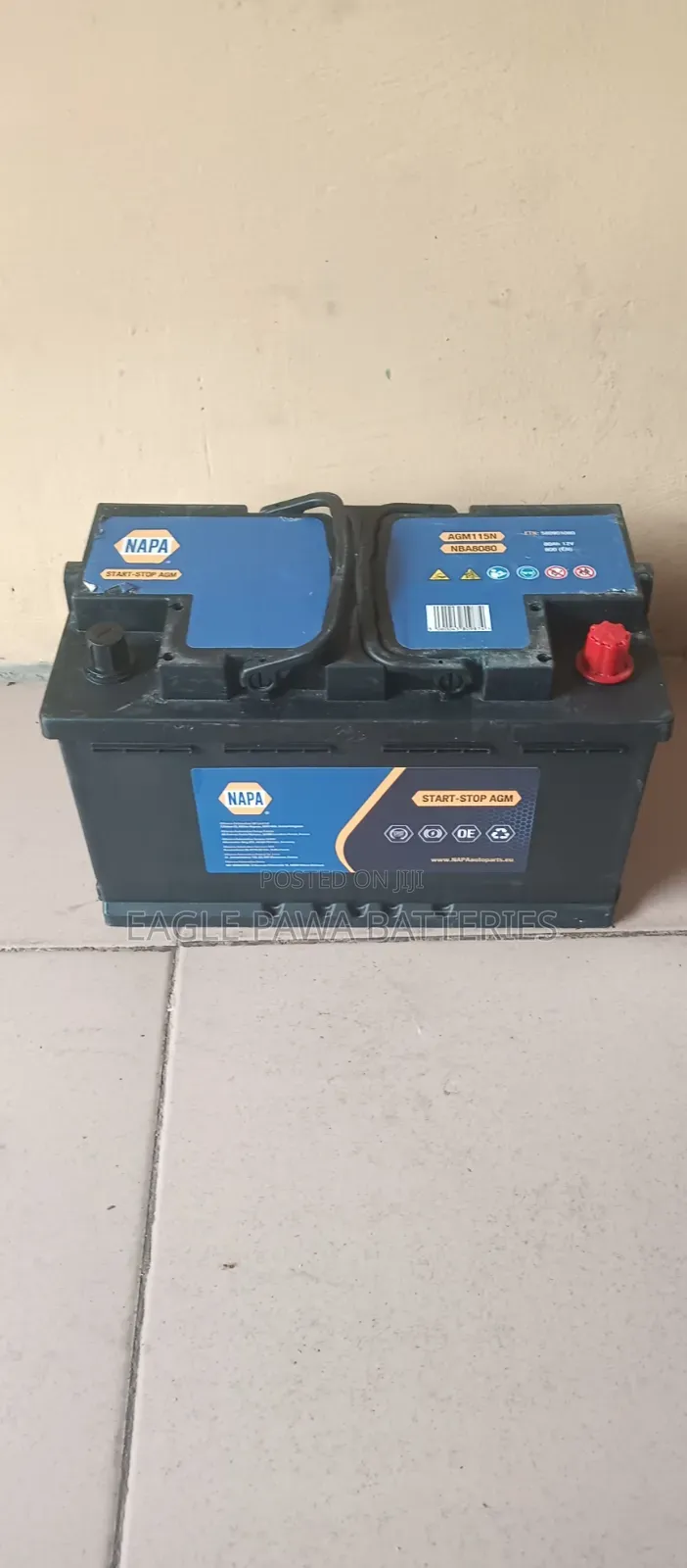 Napa Agm Battery 80ah From USA Not China, We Give 2 Years Warranty