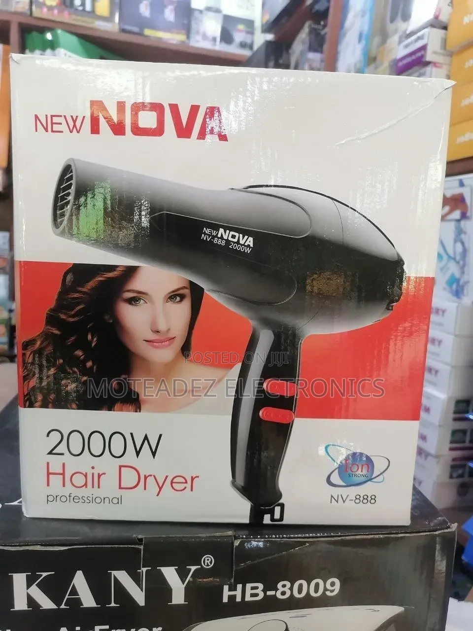 New Nova 2000w Professional Portable Handheld Hair Dryer