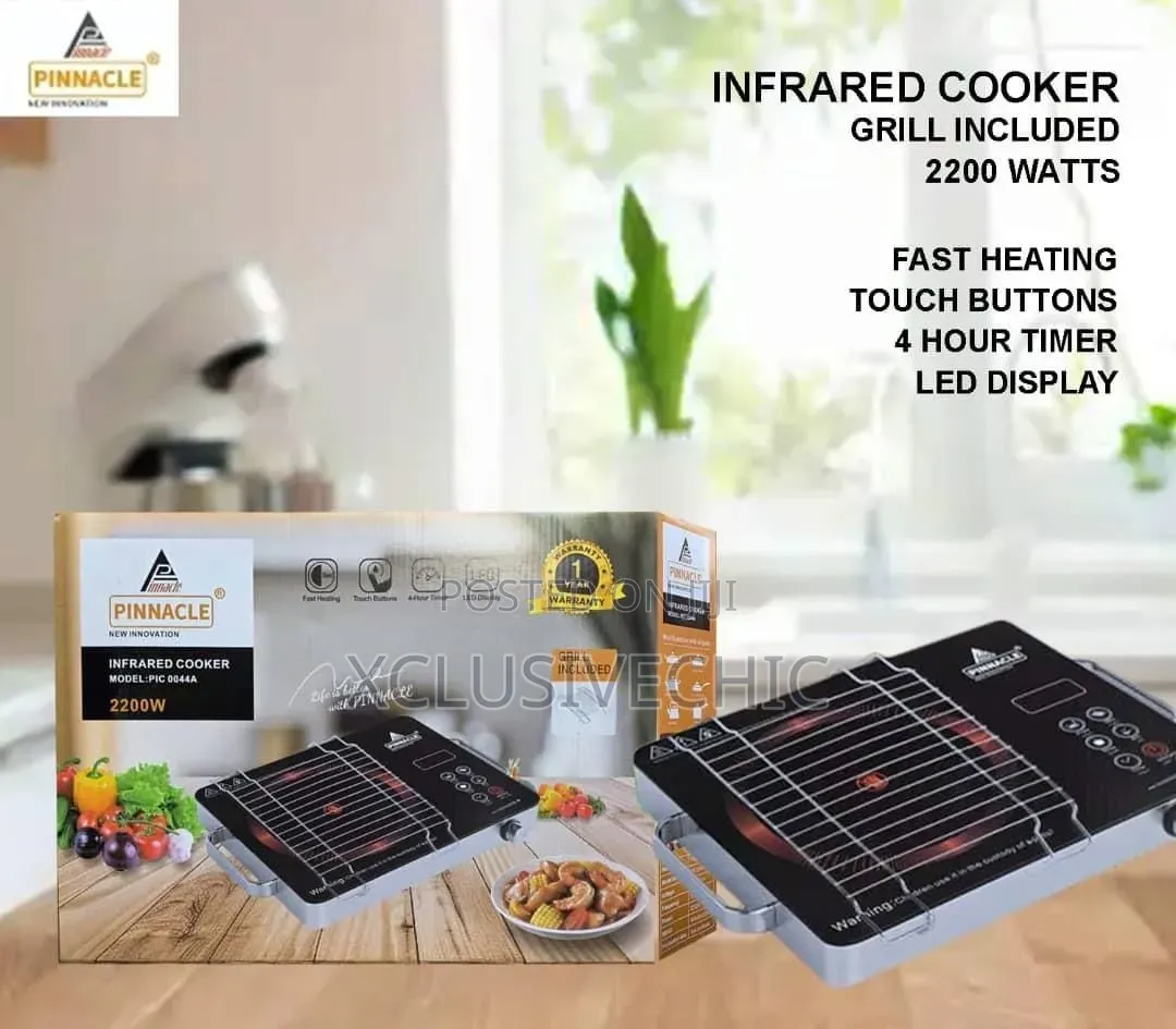 Pinnacle Infrared Cooker With Grill (Gold Black)