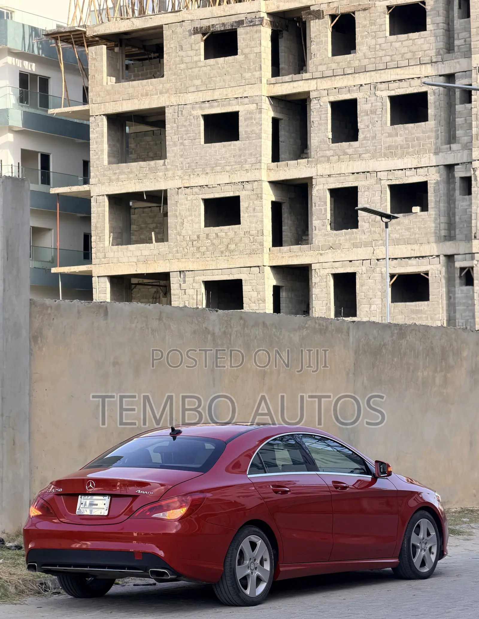 Mercedes-Benz CLA-Class CLA 250 4MATIC Sedan 2016 Red
