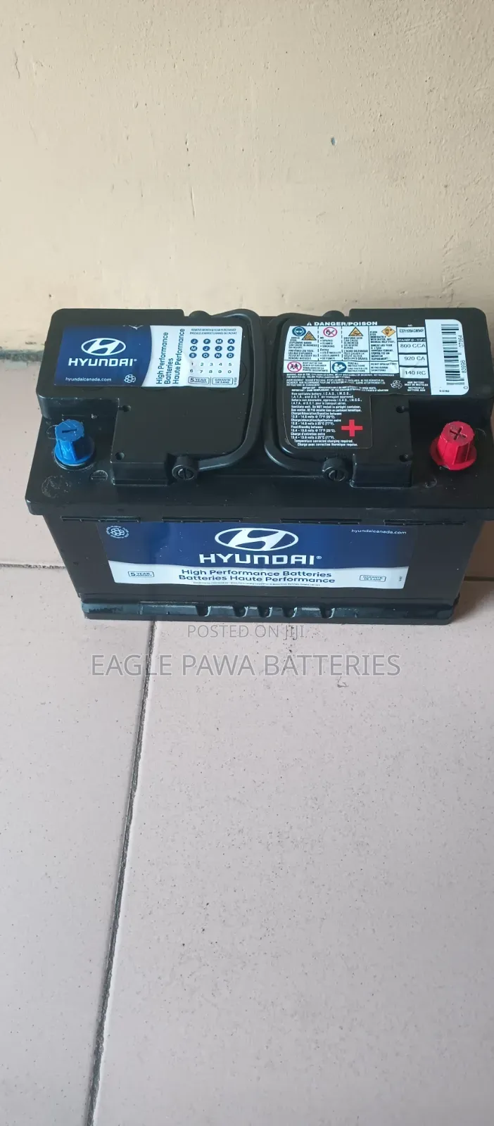 Hyundai Agm Battery