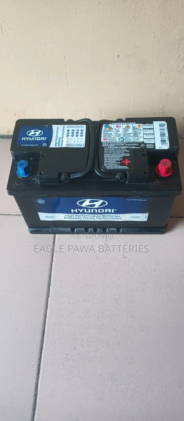 Hyundai Agm Battery