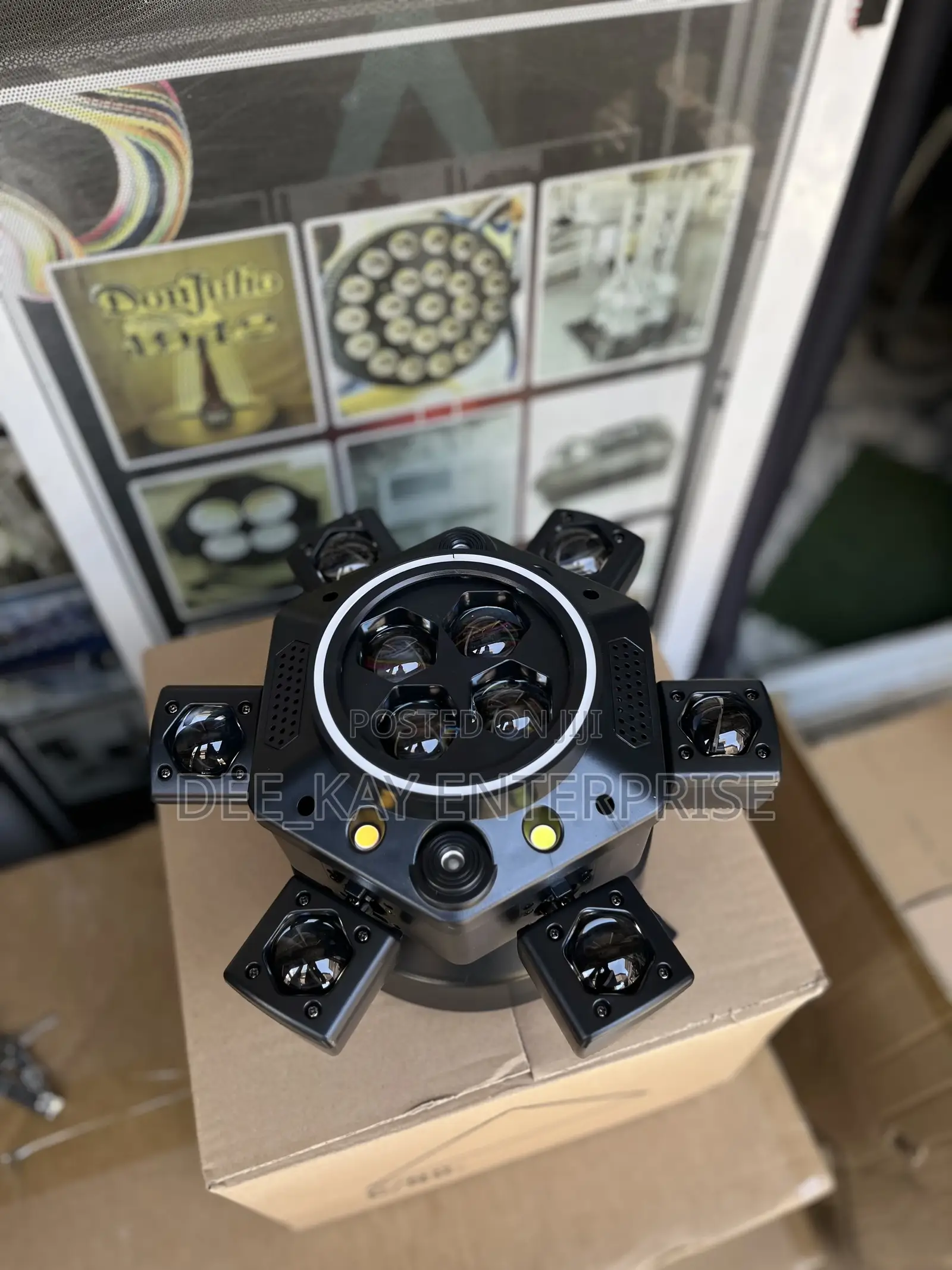 Bee Eye Six Arm Diamond With Aperture Moving Head Light for Clubs