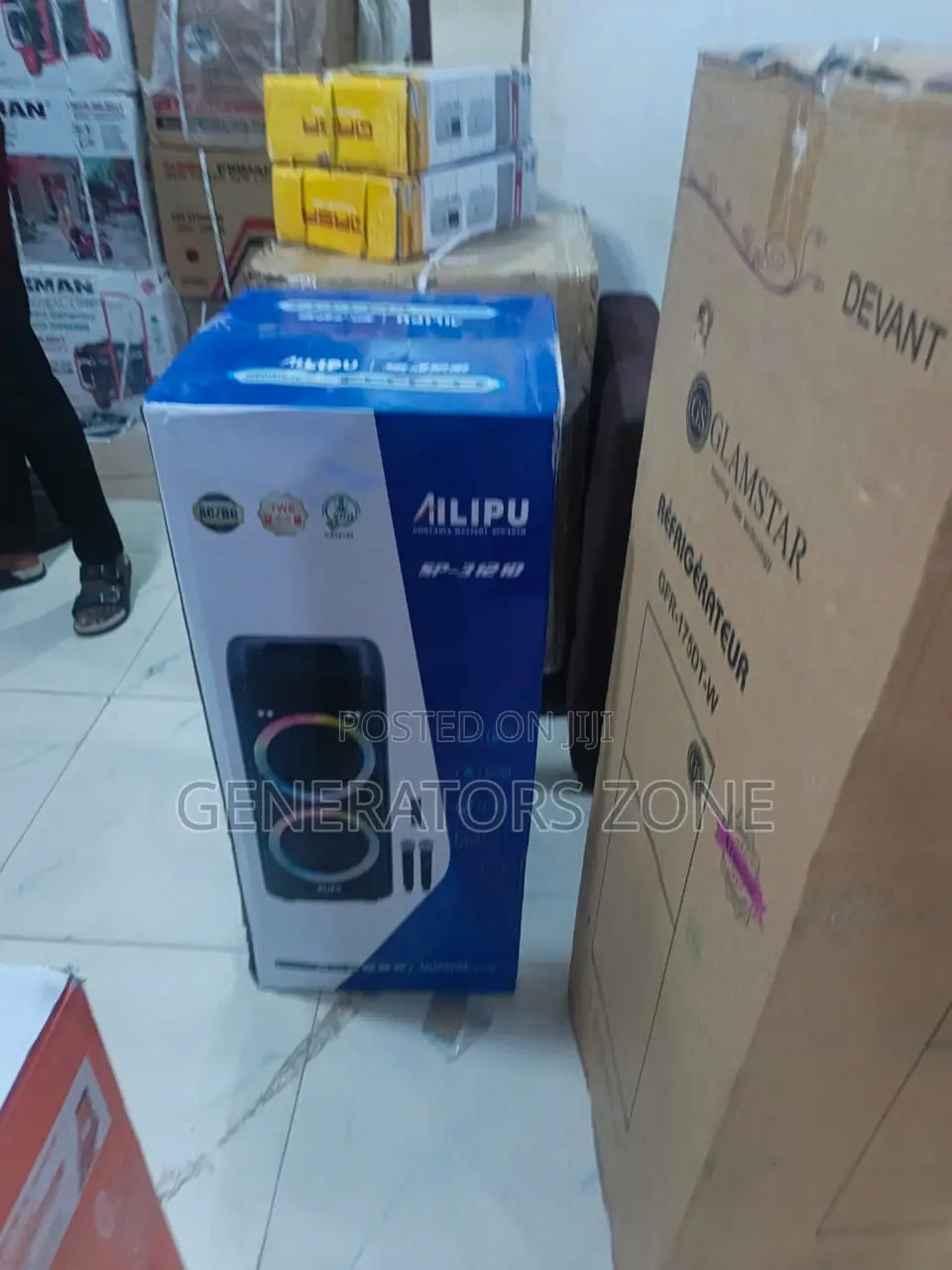 Ailipu Speaker System With Dual Microphones Setup
