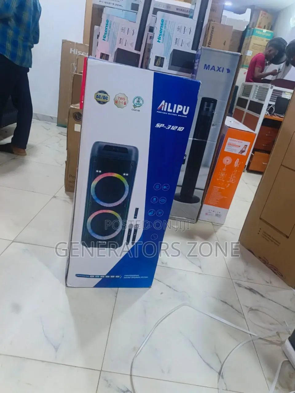 Ailipu Sound System With Two Mic Channels