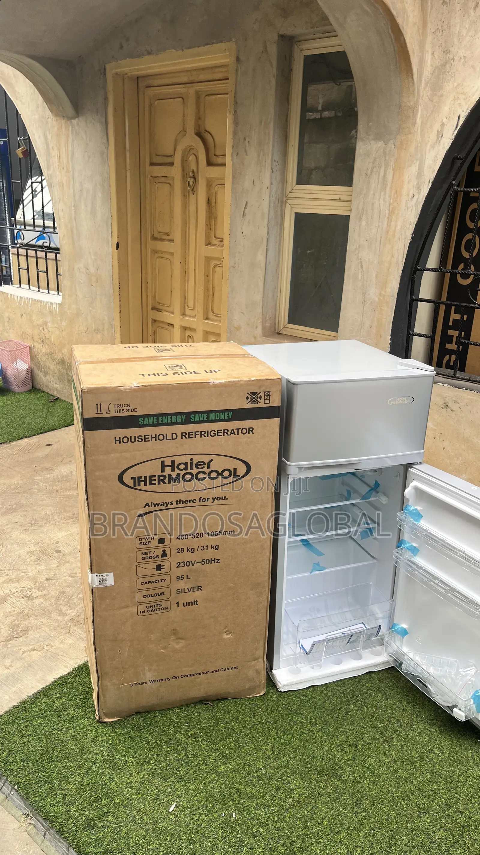 Haier Thermocool 95l Doubledoor Refrigerator[Hrf95bex]Durable Cooling