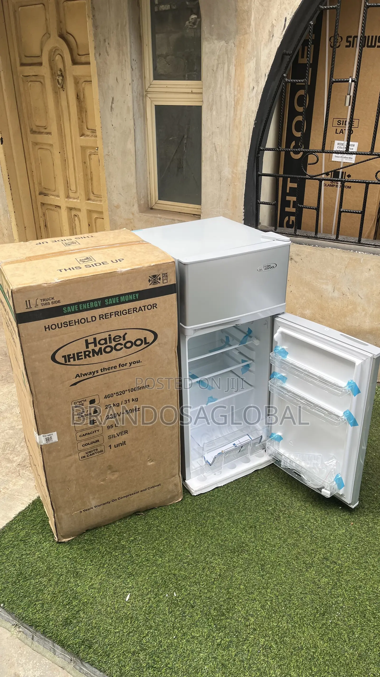 Haierthermocool95l Doubledoor Refrigerator[Hrf-95bex]Technology Fridge