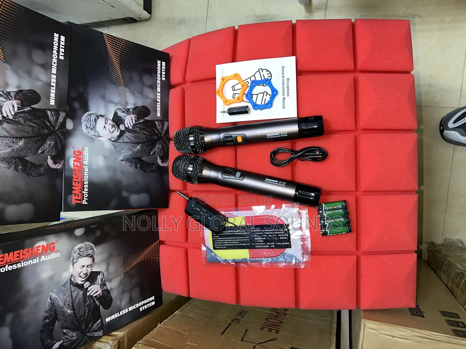 Temeisheng 2in1 Karoke Universal Wireless Microphone