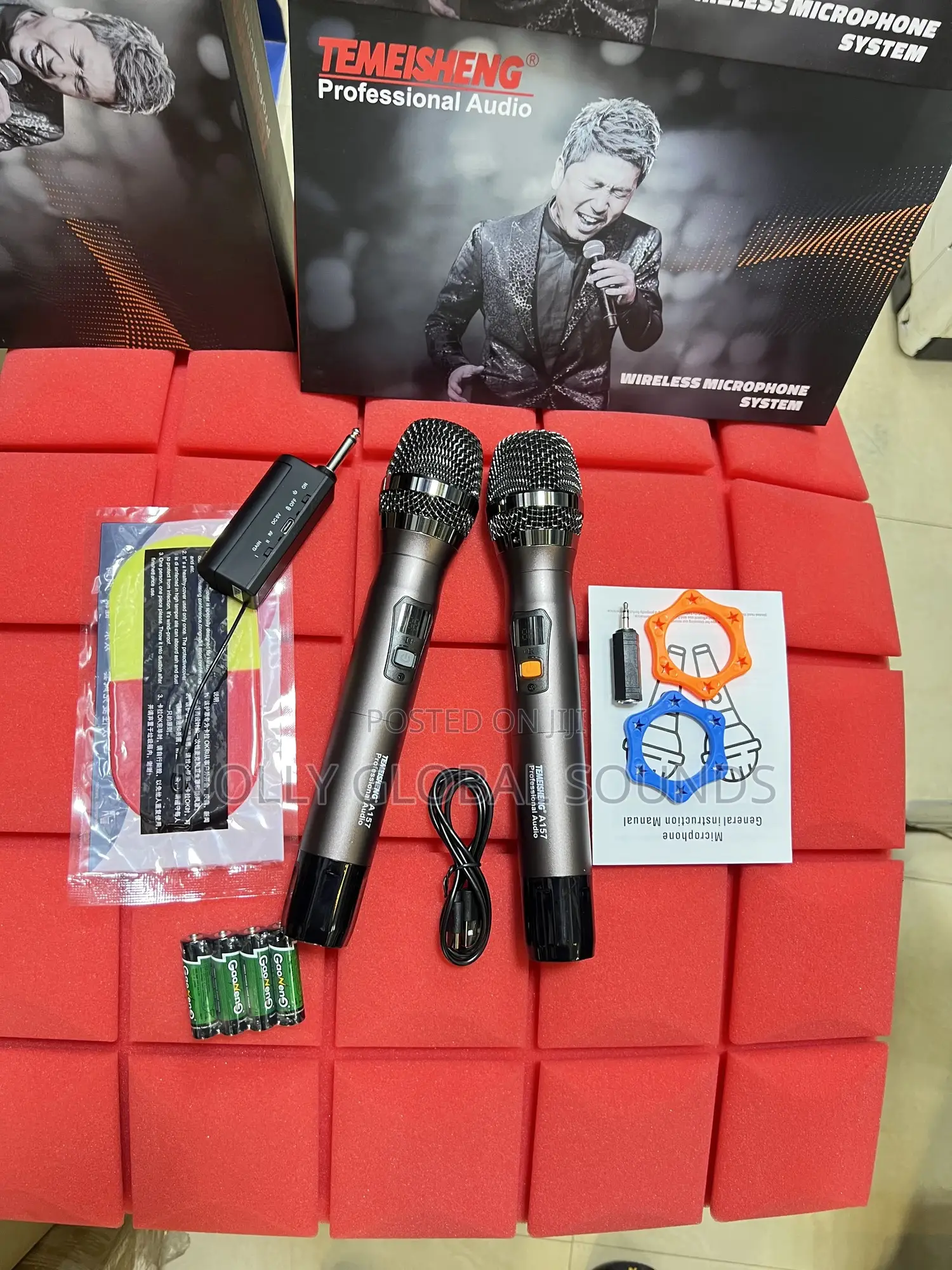 Temeisheng 2in1 Karoke Universal Wireless Microphone