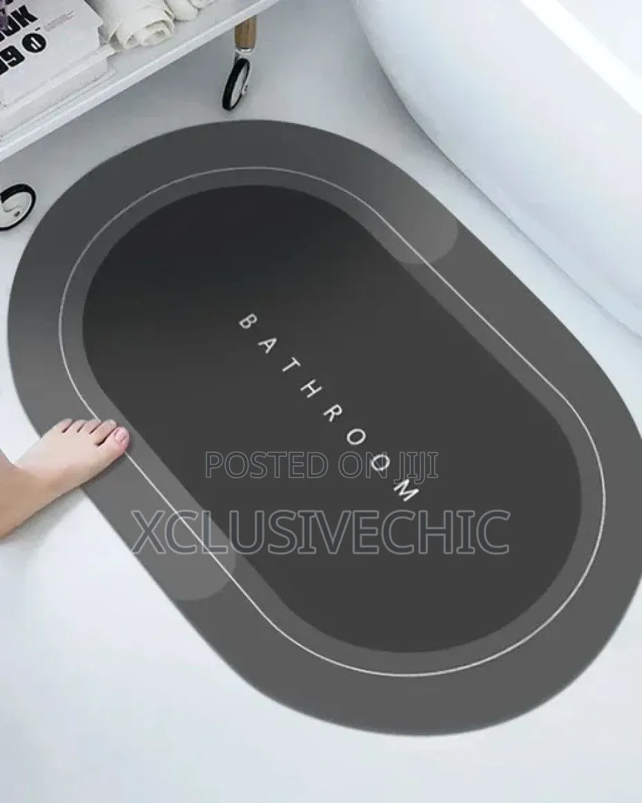 Bathroom Silicone Absorbent Mat - Big Small Size