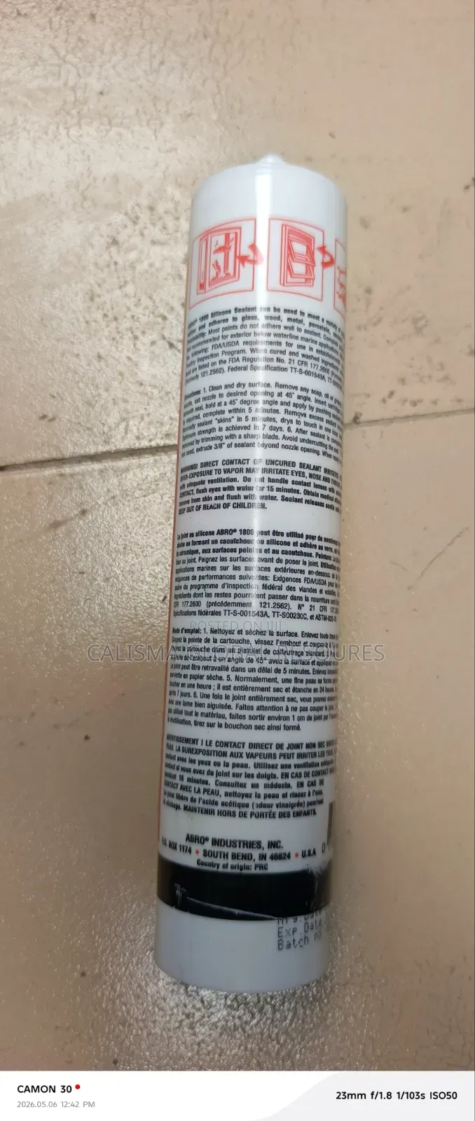 Abro 1800 Silicone