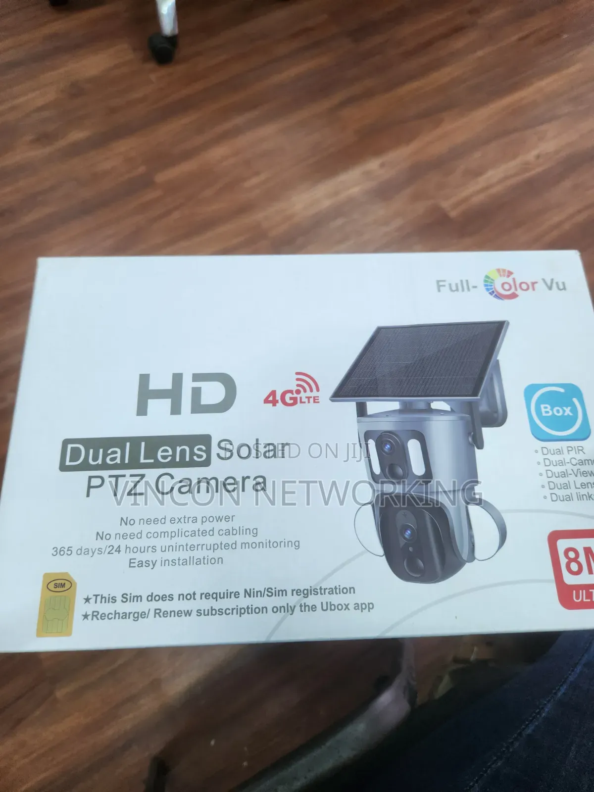 8mp 4g Lte Dual Lens PTZ Solar Camera