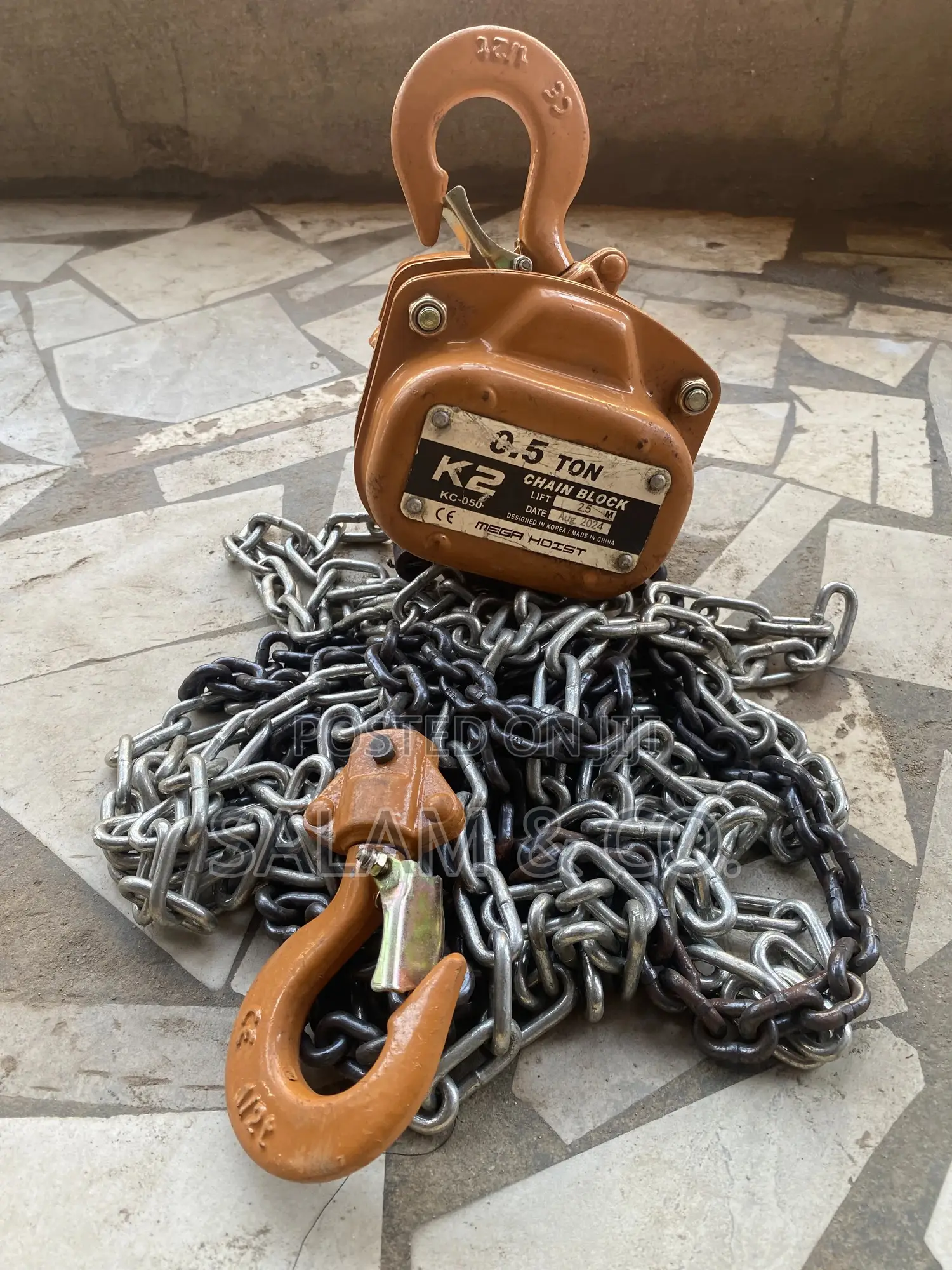 Chain Block Repair Servicing – All Capacities (1 Ton to 20 Ton)