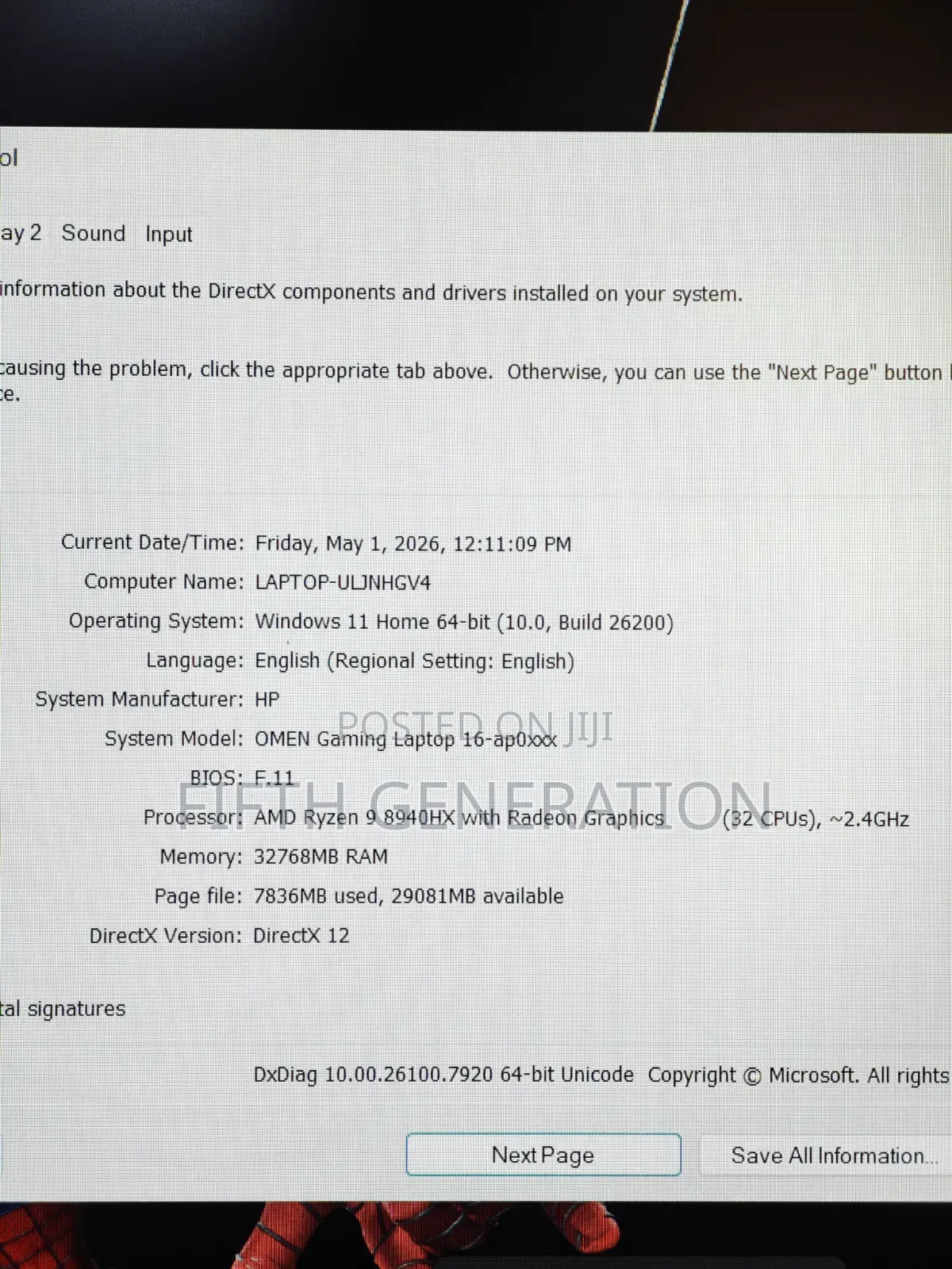 Laptop HP Omen 16 32GB AMD Ryzen 9 SSD 1T