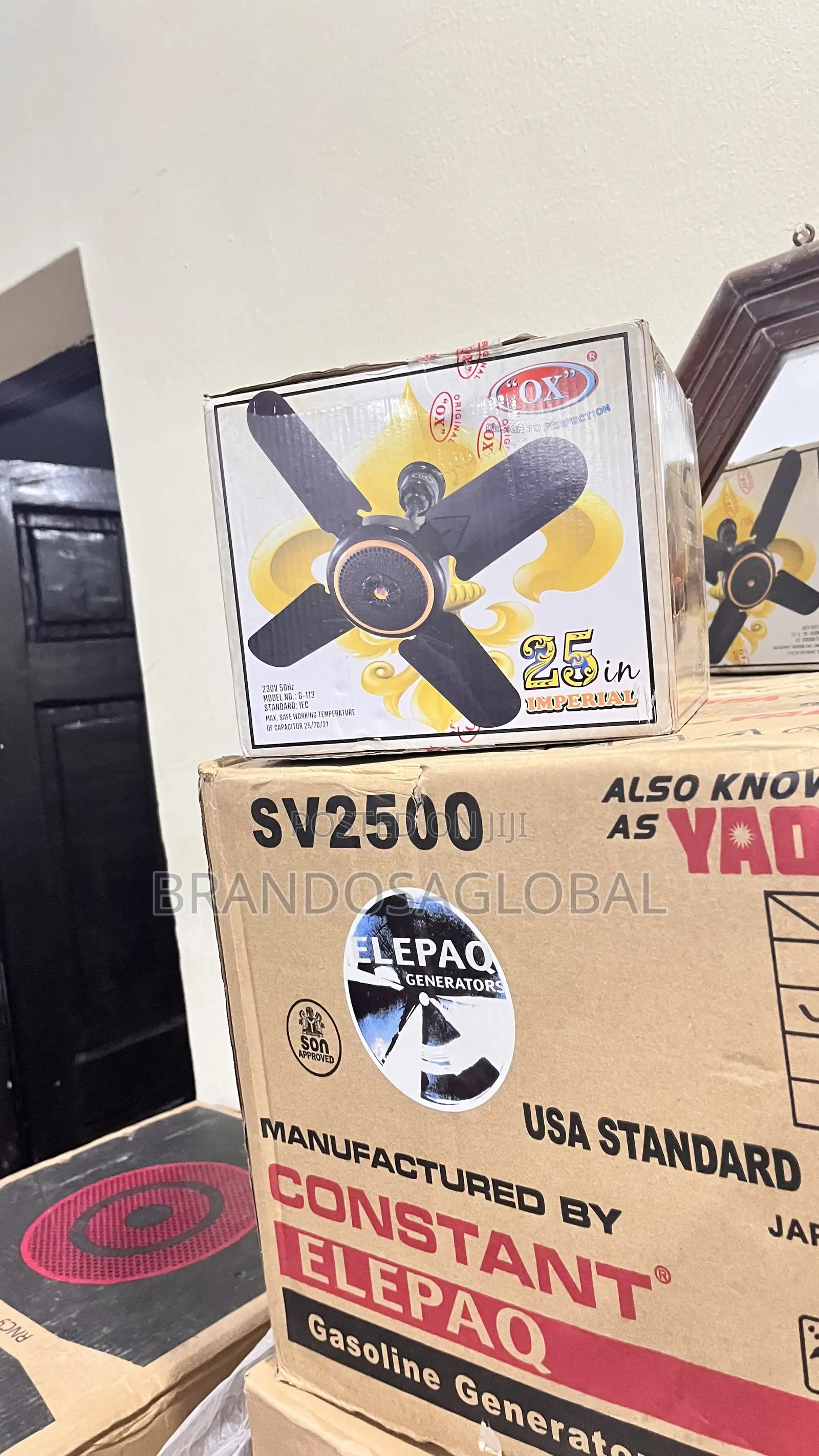 Ox Ceiling Fan 25 Inches [G-113] –High Performance Air Circulation Fan