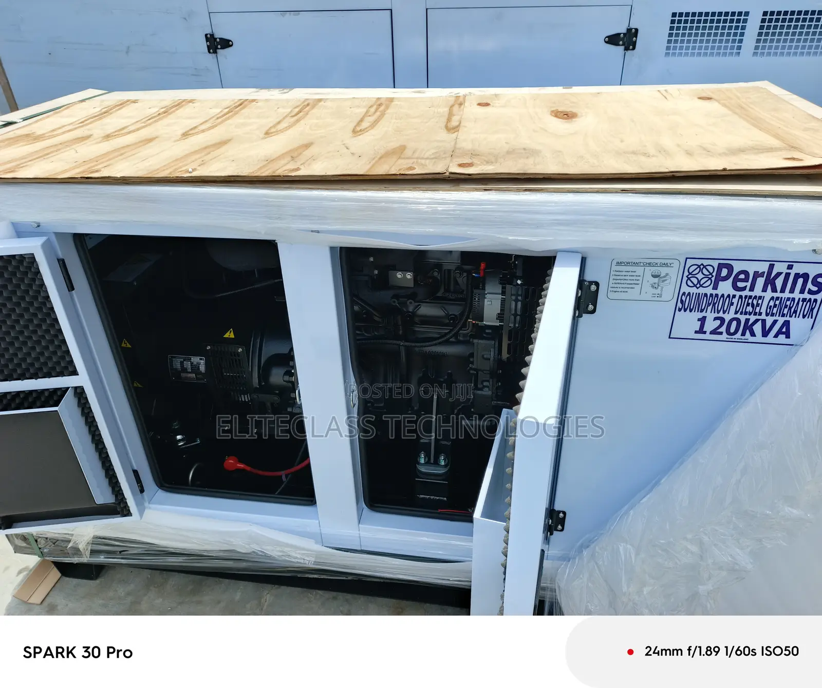 120kva Perkins Quiet Diesel Generator