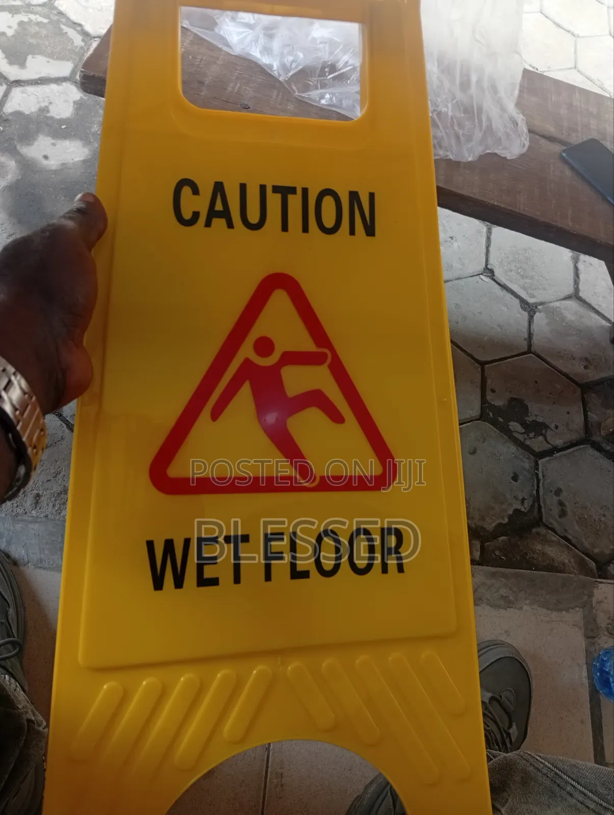 Caution Sign Wet Floor