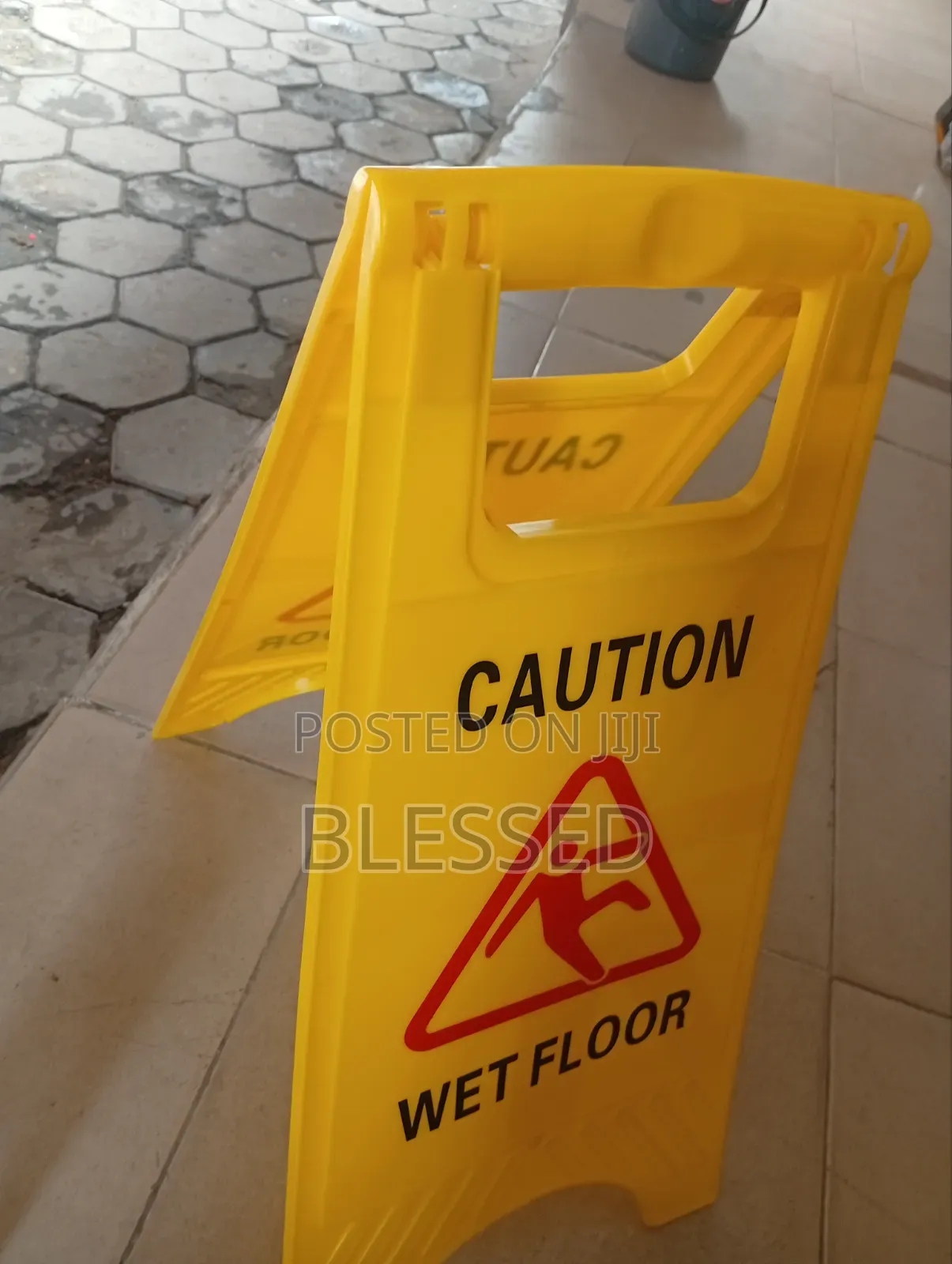 Caution Sign Wet Floor