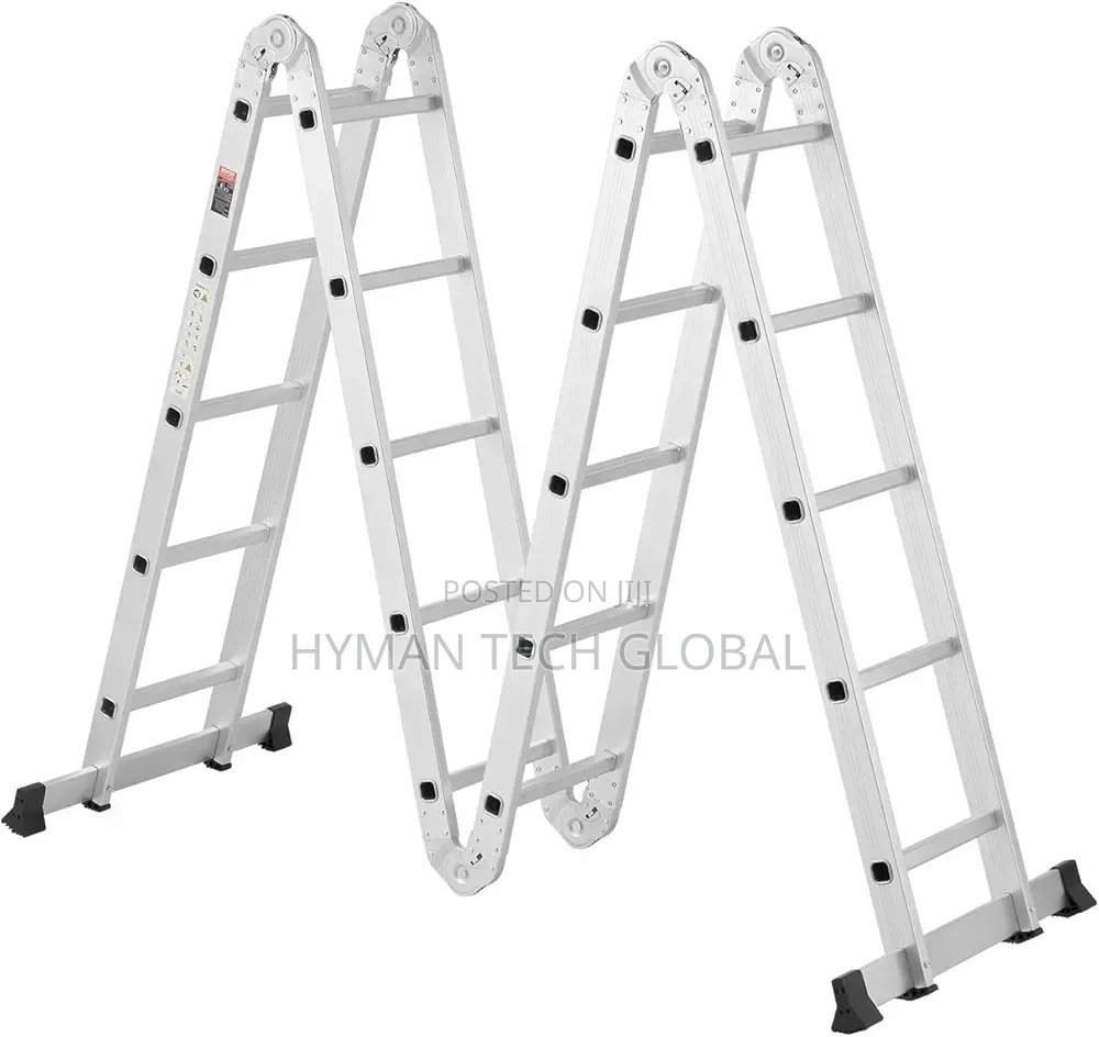 Multipurpose Aluminum Folding Ladder 20 Steps, 5.6m, 5x4