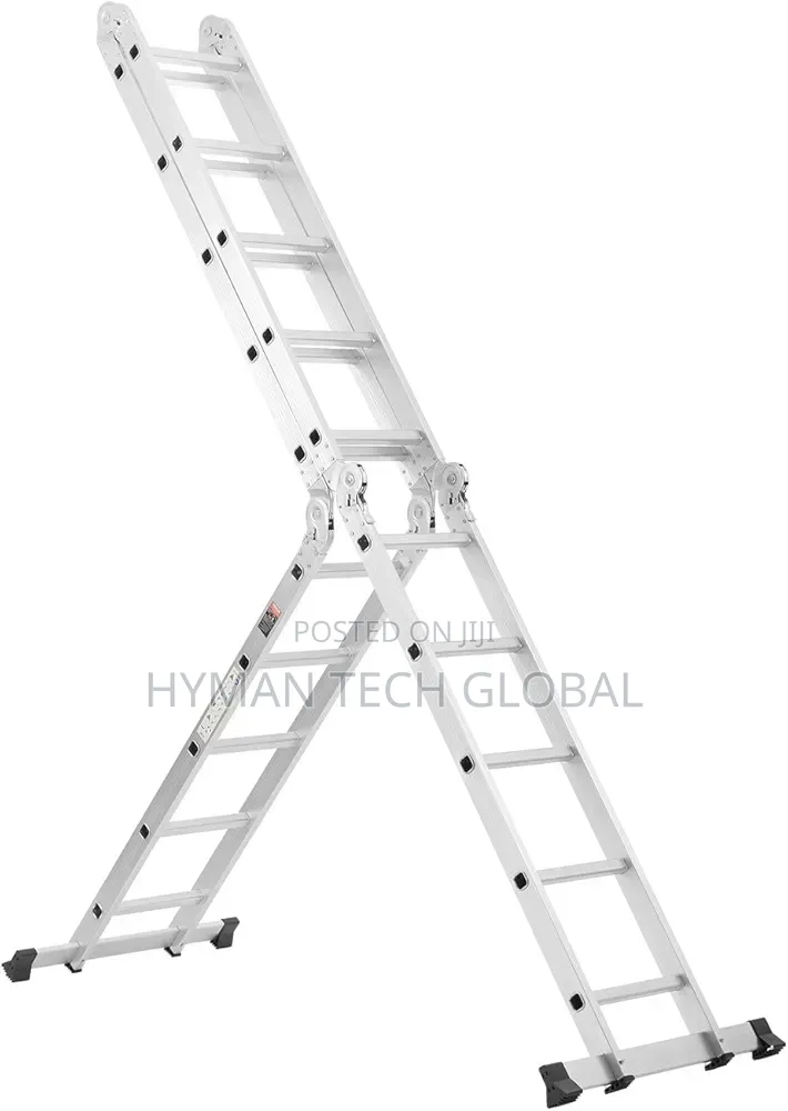 Multipurpose Aluminum Folding Ladder 20 Steps, 5.6m, 5x4
